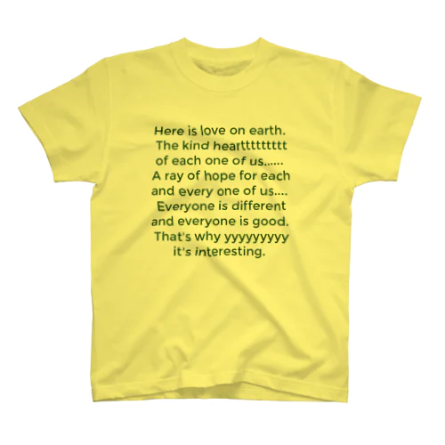 PEACE Tee! Regular Fit T-Shirt