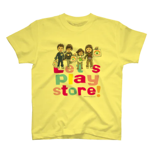 Let's play store!(両面印刷) Regular Fit T-Shirt