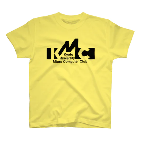 KMC 京大マイコンクラブ(黒ロゴ) Regular Fit T-Shirt