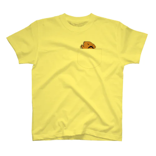 ポケットでネンネするモルモット01 Regular Fit T-Shirt