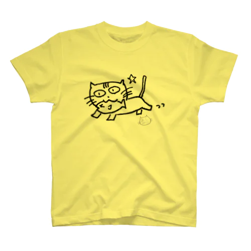 ましねこ！｜お魚 de ゴキゲン☆(ブランク) Regular Fit T-Shirt