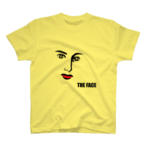 THE FACE2 口紅バージョン Regular Fit T-Shirt