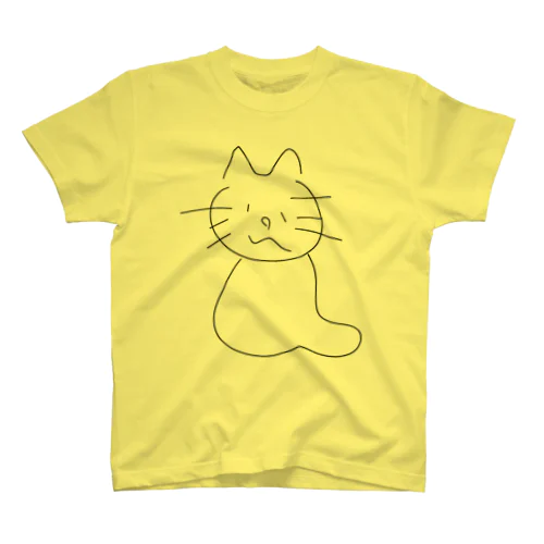 ゆるゆるねこねこ Regular Fit T-Shirt