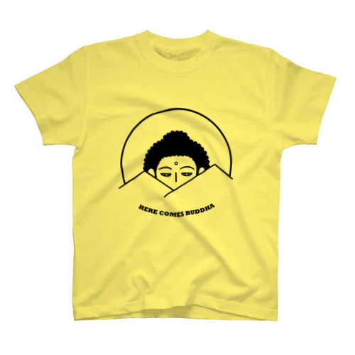 Here Comes Buddha Regular Fit T-Shirt