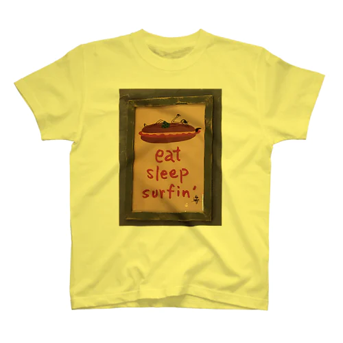 eat sleep surfin !! スタンダードTシャツ