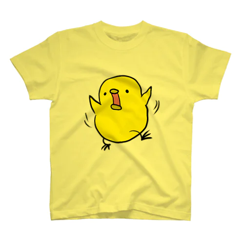 バタバタするヒヨコさん Regular Fit T-Shirt