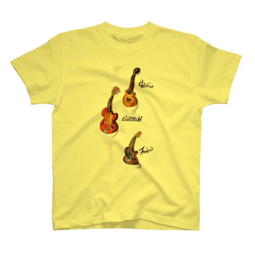 guitars スタンダードTシャツ