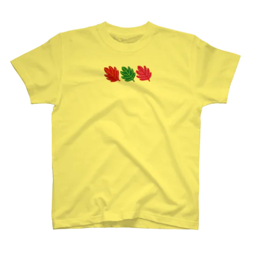 カラフルリーフ Regular Fit T-Shirt