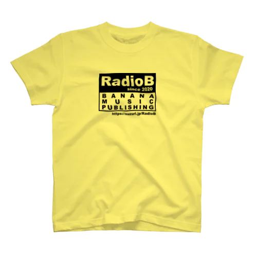 Radio B ロゴ　スクエア スタンダードTシャツ