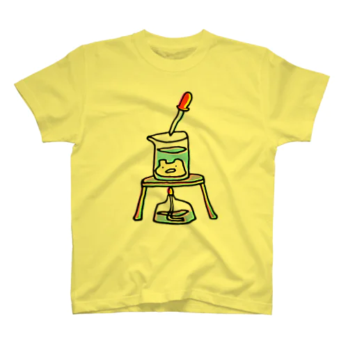 2Dうさぎ アルコールランプ 色違い Regular Fit T-Shirt
