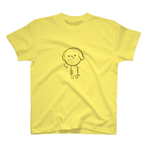 振り返るゆるいぬ スタンダードTシャツ