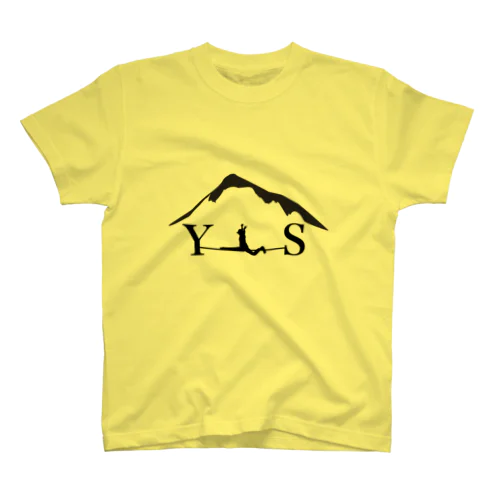 YSスプレッド-ブラック Regular Fit T-Shirt