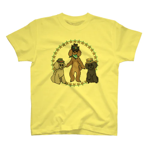 The 3 poodles スタンダードTシャツ