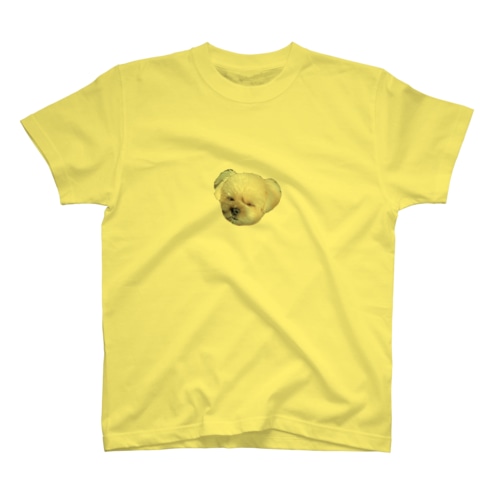 ポメシーむーちゃん目瞑り Regular Fit T-Shirt