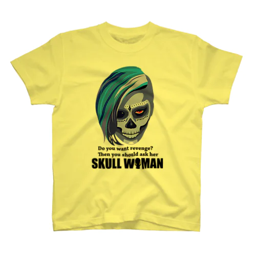 Skull woman スタンダードTシャツ