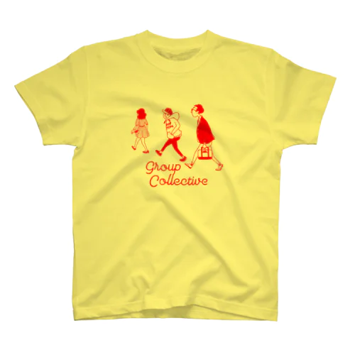 Group Collective Red スタンダードTシャツ