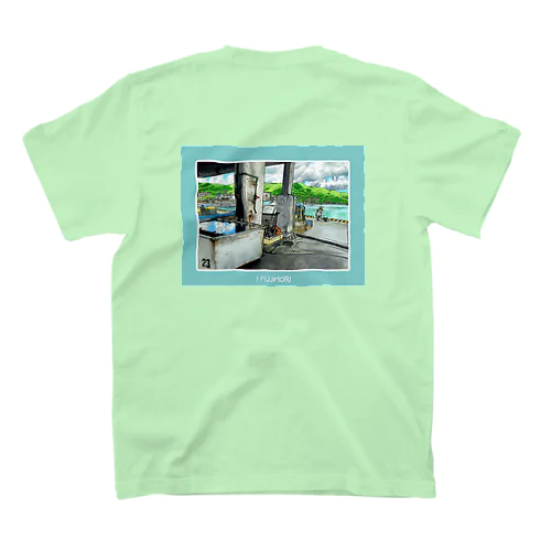 Color of IZU Tシャツ「魚市場の釣り人」 スタンダードTシャツ