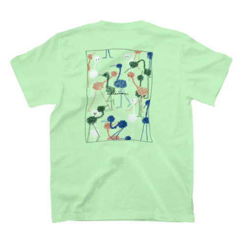 足の長い鳥たちb スタンダードTシャツ