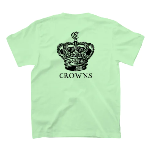 CROWNSTシャツ（黒文字） スタンダードTシャツ