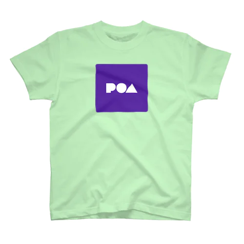 POA握力TシャツGreen Regular Fit T-Shirt