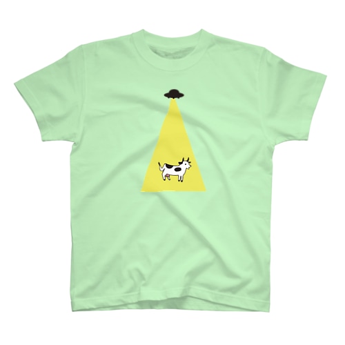 UFOに連れていかれる牛 Regular Fit T-Shirt