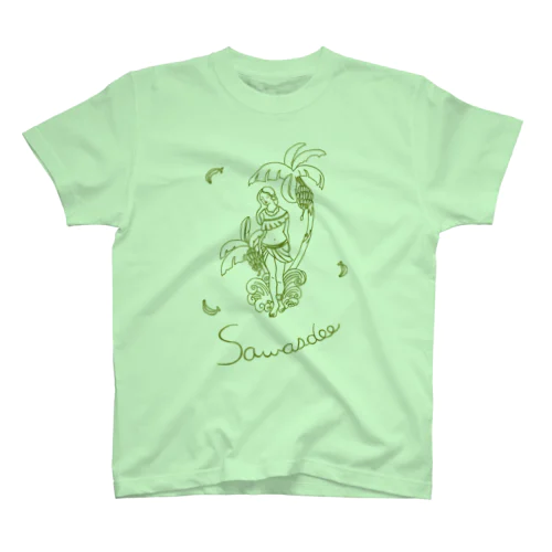 タイの妖怪「ナーンターニー」 グリーン線 スタンダードTシャツ