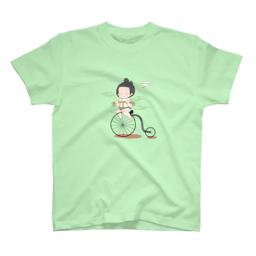 お相撲さんの自転車 スタンダードTシャツ