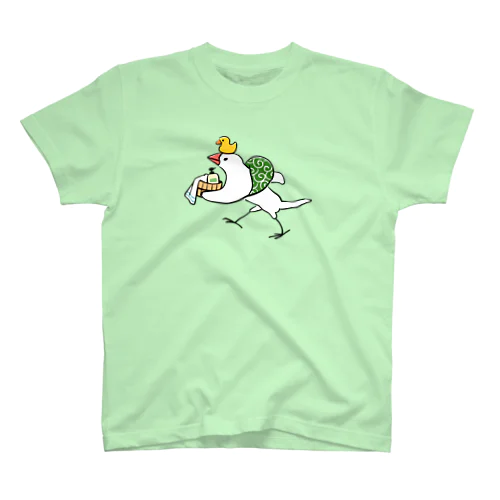 銭湯に通うふろしき文鳥 Regular Fit T-Shirt