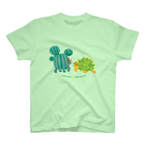 フェル&ビビ　cactus×tortoise スタンダードTシャツ