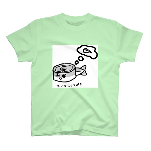 サバ缶バスピス Regular Fit T-Shirt