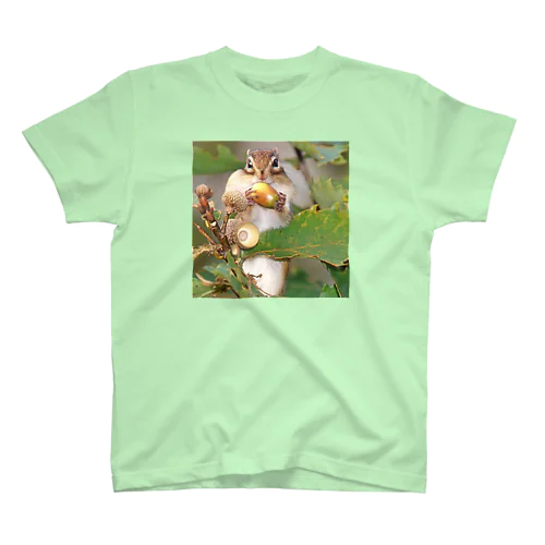 【もう１つ】サロベツで冬眠前のシマリス Regular Fit T-Shirt