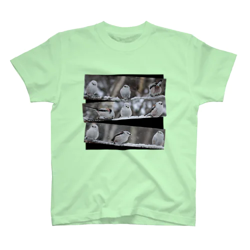【心とカラダの栄養に】サロベツのシマエナガ Regular Fit T-Shirt