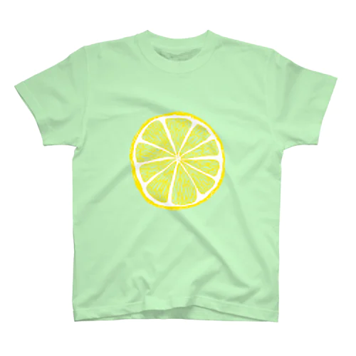 「この夏のおすすめ「レモンの輪切り」 スタンダードTシャツ