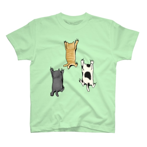 登ってくるネコたち Regular Fit T-Shirt