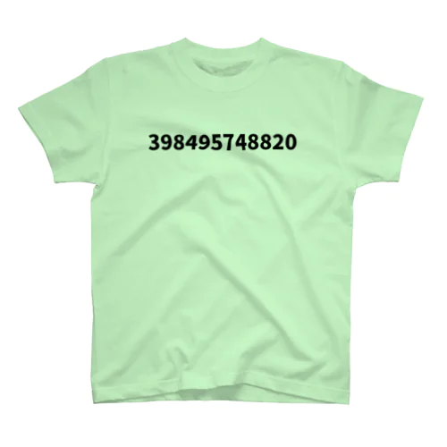 12 digit number スタンダードTシャツ