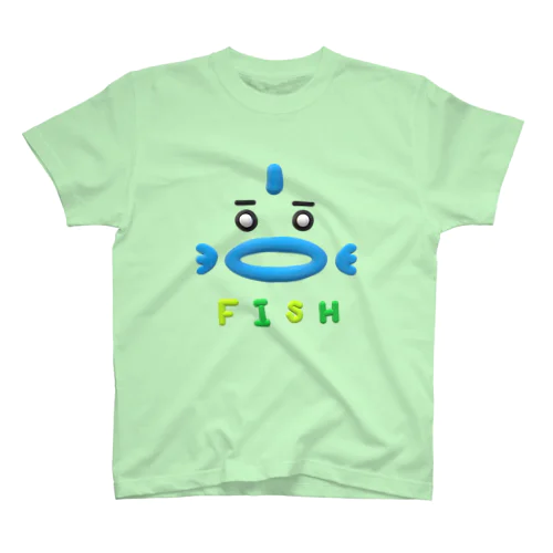 ３D　人面魚 Regular Fit T-Shirt