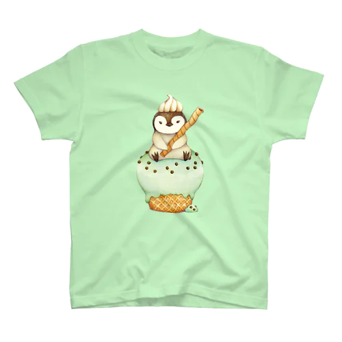 チョコミントアイスペンギン スタンダードTシャツ