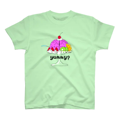 脳みそデザート ピンク スタンダードTシャツ