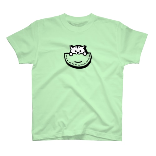 ポケットの中の子猫 Regular Fit T-Shirt