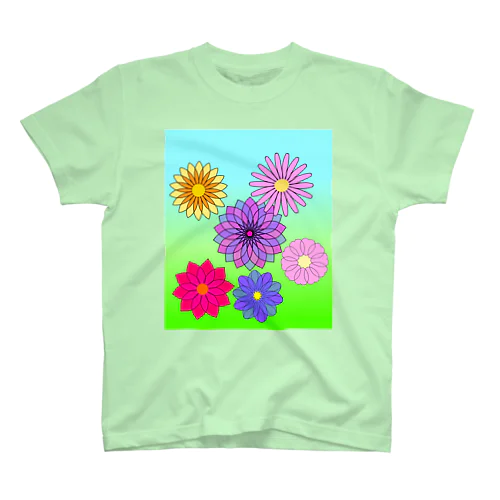 花 Regular Fit T-Shirt