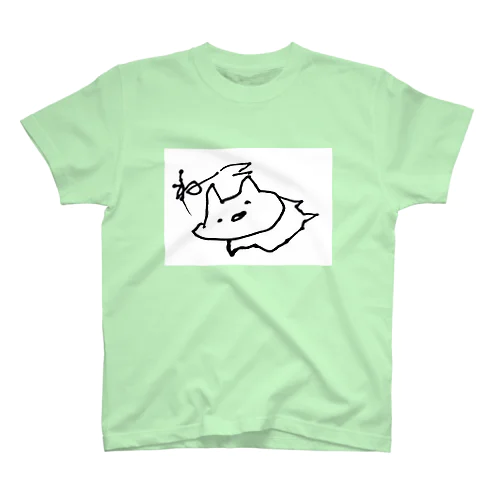 ぎざぎざねこちゃん Regular Fit T-Shirt