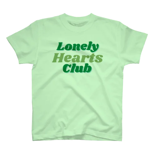 lonely hearts club (green) Regular Fit T-Shirt