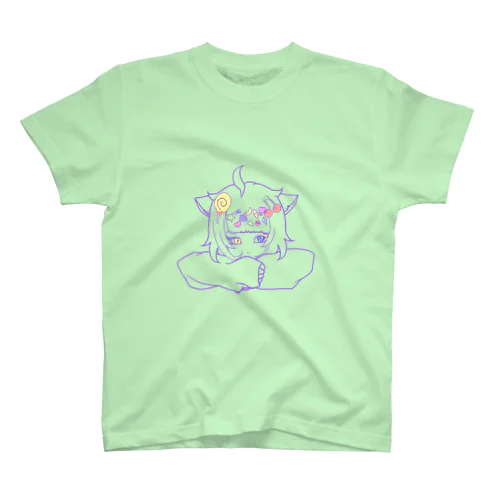 にゃん娘💜Tシャツ Regular Fit T-Shirt