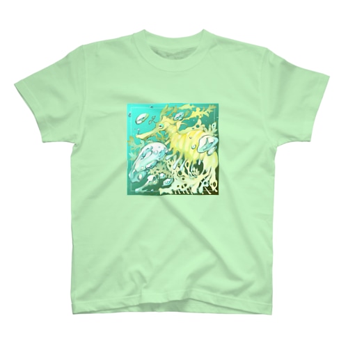 緑葉のドラゴン Regular Fit T-Shirt