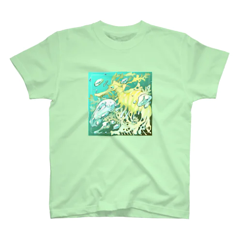 緑葉のドラゴン スタンダードTシャツ