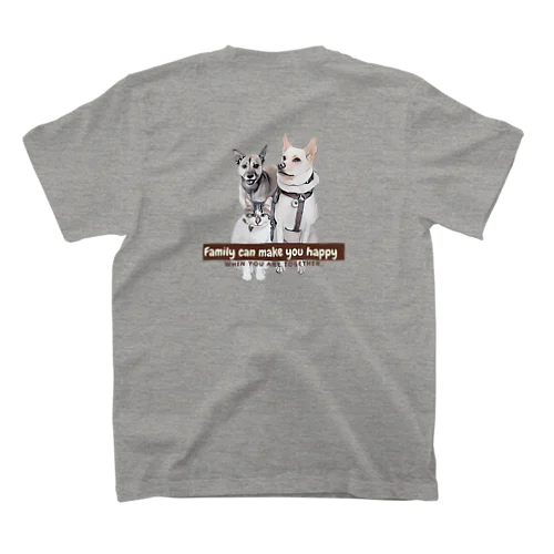 夏の「元保護犬の竜之助とアッチャンねる」 Regular Fit T-Shirt