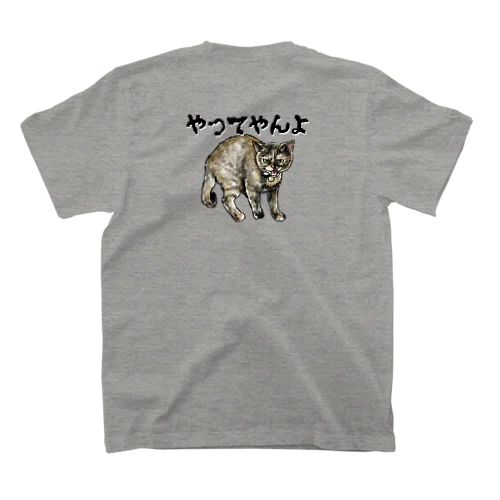 サビ猫のやんのかステップ Regular Fit T-Shirt