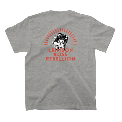 Crimson Rose Rebellion Regular Fit T-Shirt