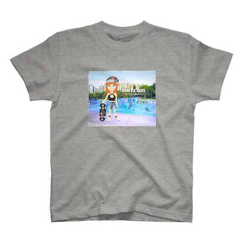 「スケボー女子」Skateboard girls スタンダードTシャツ