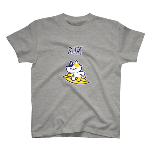 SURFねこ(白フチ有) スタンダードTシャツ